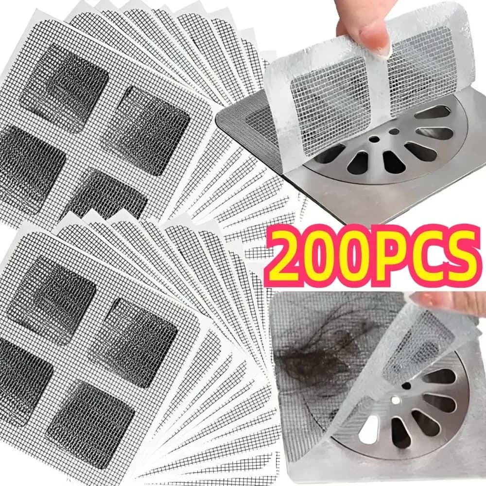 Discharge for disposable shower Catcher for hair Mesh Unloading covers for shower Floor sink Filter for hair for bathroom Kitchen