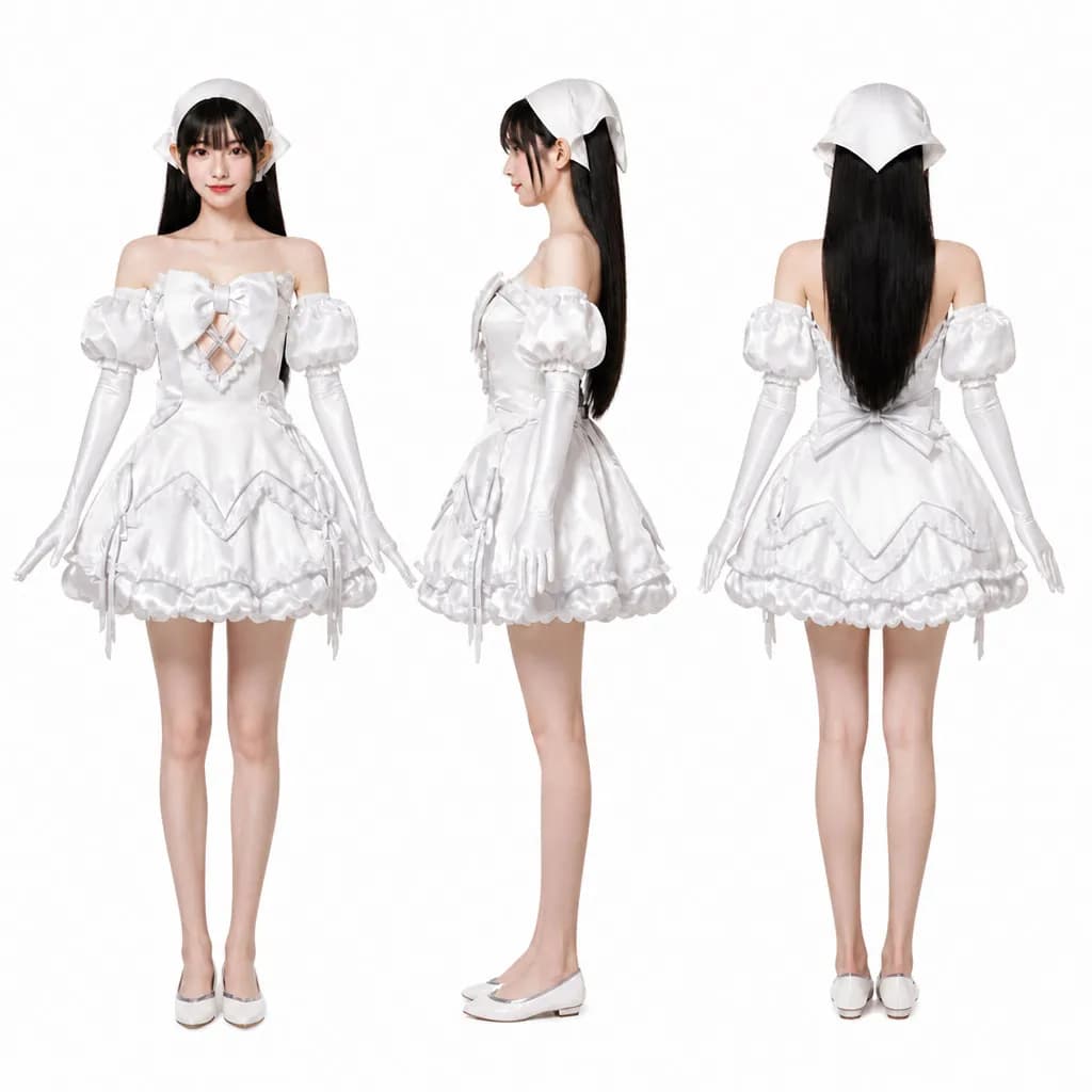 Anime Alien Stage New Sua Mizi Cosplay Mizi Costume New Pink Lolita Dress Headwear Socks Halloween Women's Sweet Sua Uniform