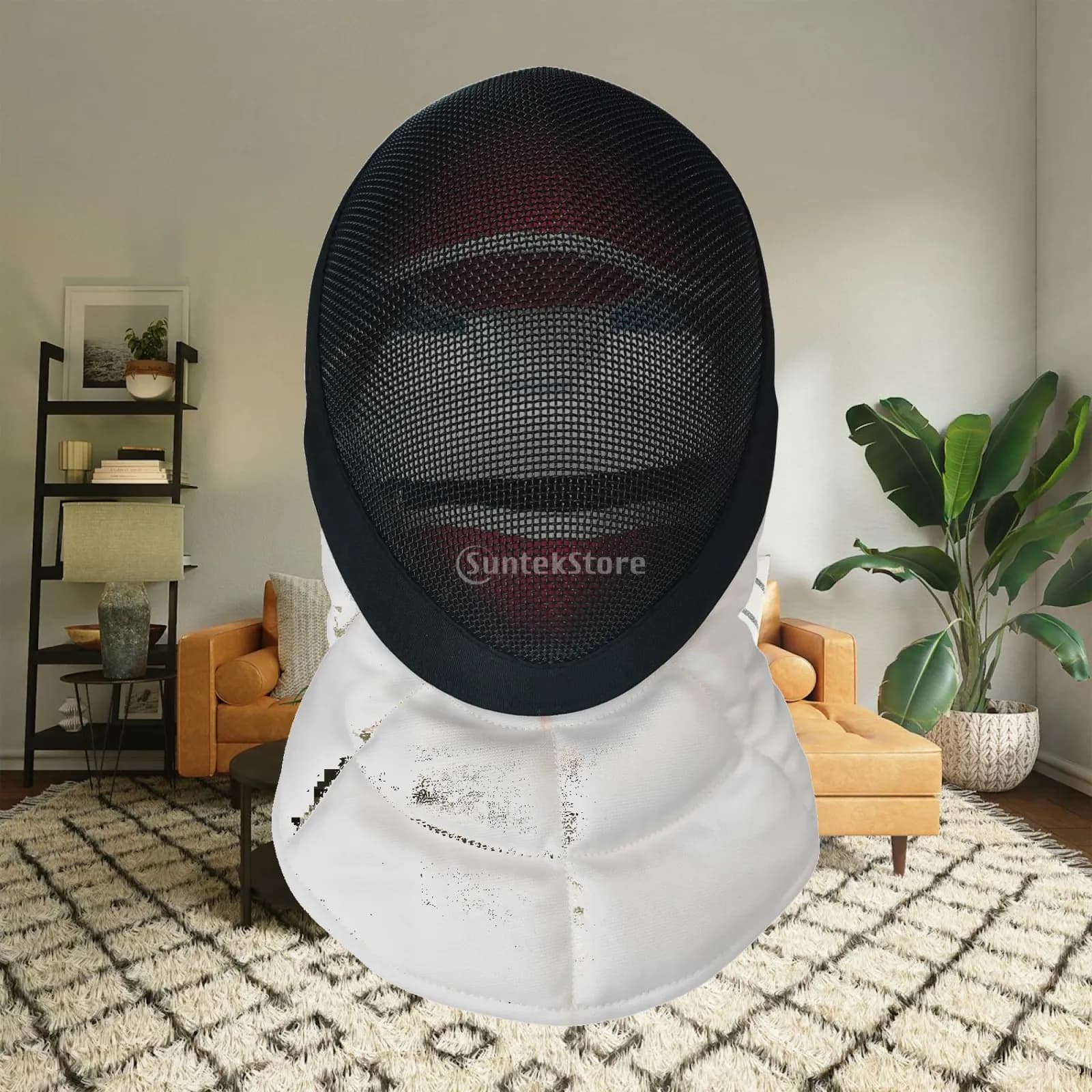 Maschera per Scherma, Protezione Testa Durevole e Ventilata, Copertura Viso per Allenamento e Pratica Sportiva