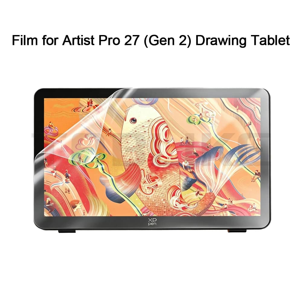 Pellicola Protettiva Simil-Carta Compatibile con Tavoletta Grafica xp-pen Artist Pro 27 (Gen 2) Pellicola Opaca/HD per Tavoletta da Disegno