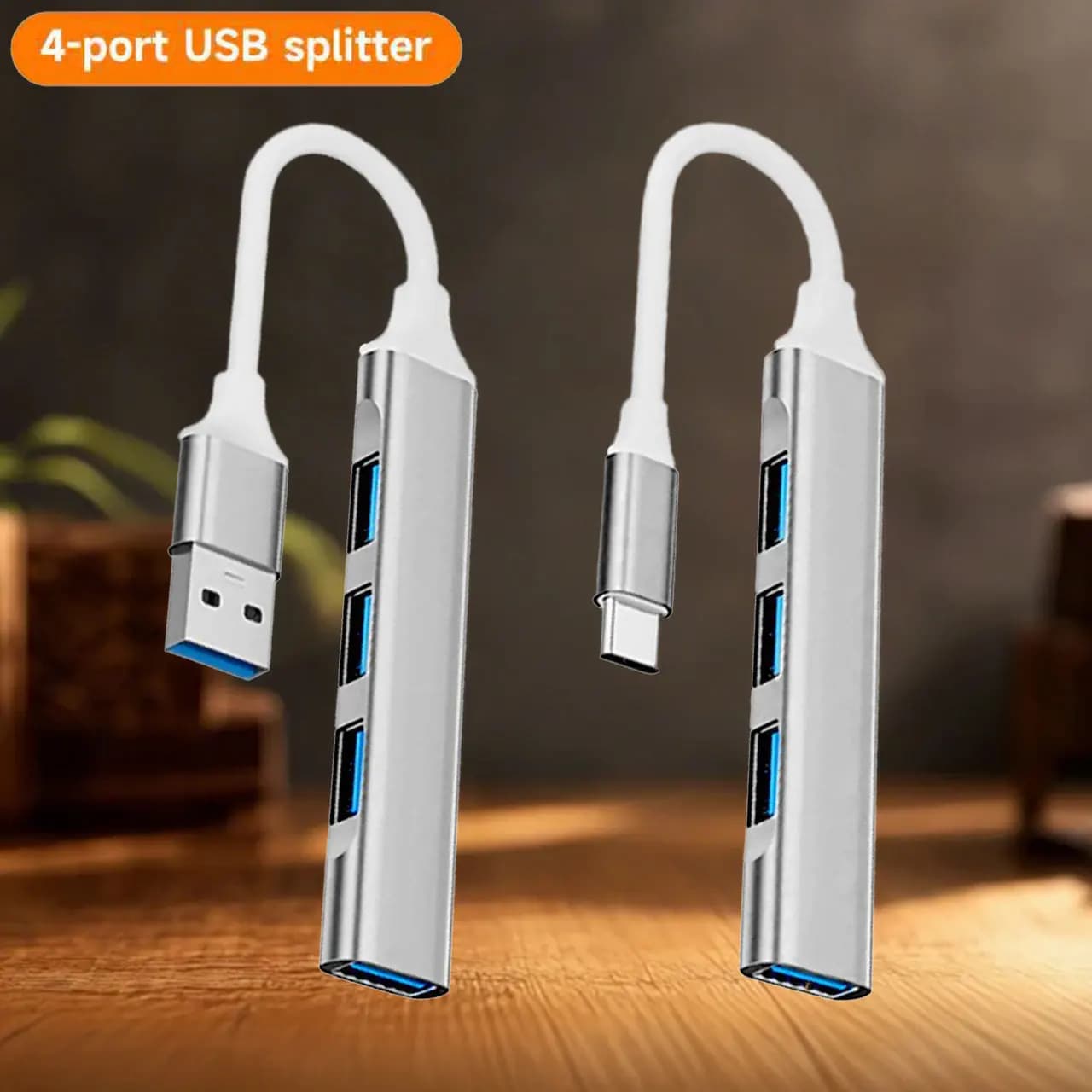 USB Hub type C 3.0 to 4 ports USB Hub type C Dock Adapter multi splitter HUB OTG type C for smartphone Tablet phone Android