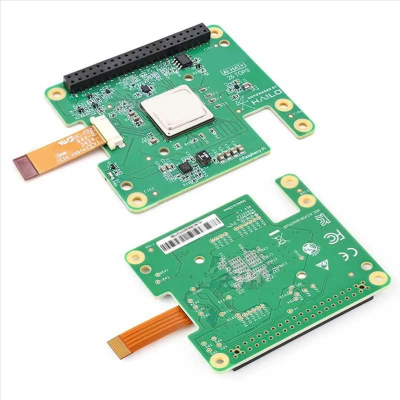 Vendita estiva per Raspberry Pi 5 AI HAT + Ufficiale-Originale Hailo8l Pcie M.2 HAT + 13Tops AI Board Kit per Raspberry Pi5