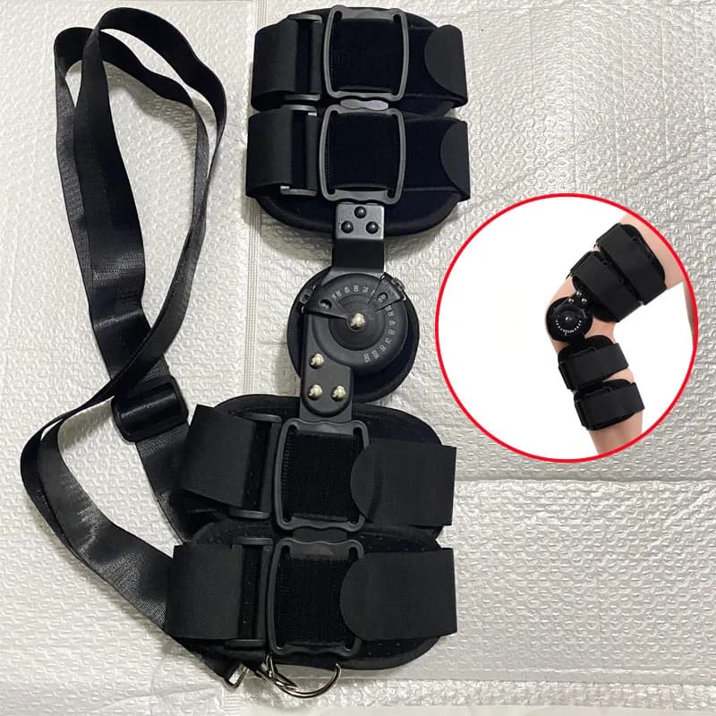 1 Pezzo Tutore per Ginocchio per Bambini con Cerniera - Ortesi per Fratture e Distorsioni dei Legamenti - Per Fratture Ossee del Ginocchio e Protezione Riabilitativa del Menisco