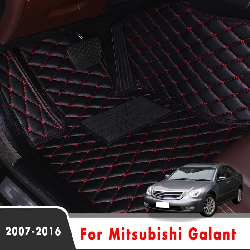 Car Leather Car Mats for Mitsubishi Galant 2016 2014 2013 2011 2010 2009 2008 2007 Accessories Interior Cars