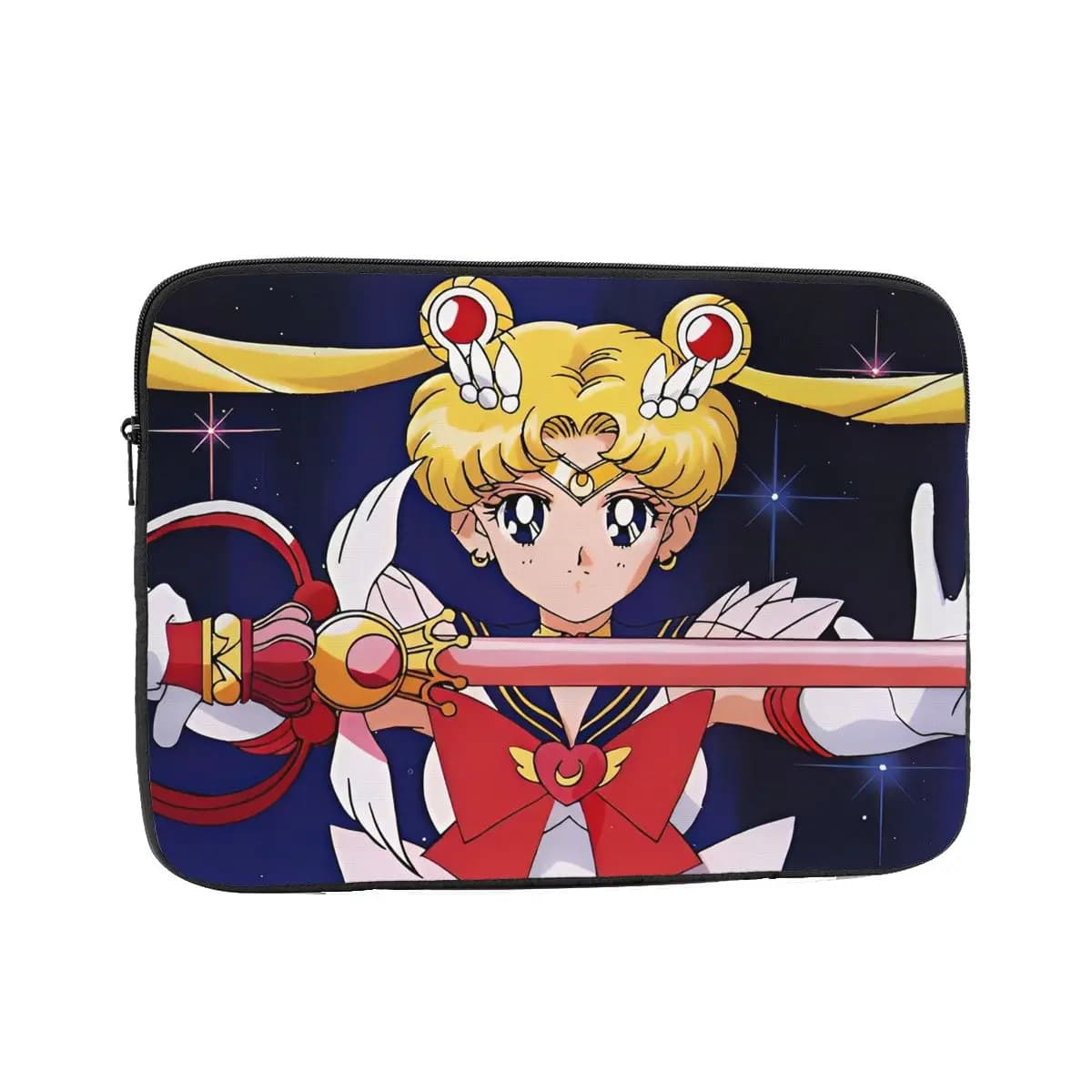 Custodia Antiurto per Laptop 12 13 15 17 Pollici con Design Ragazza Magica Occhi di Sailor Moon, Borsa Protettiva per Notebook