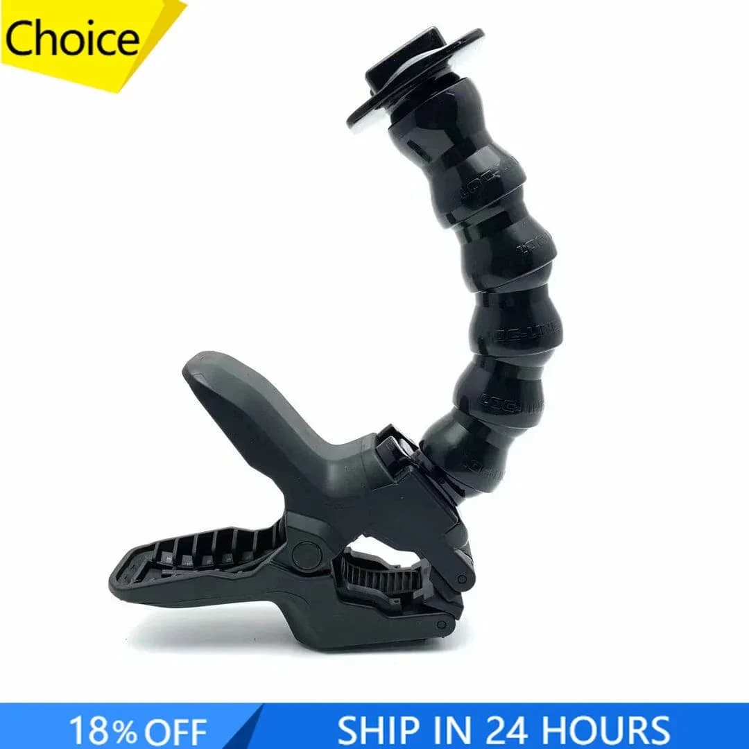 100% original gooseneck collar jaws support arm support for GoPro ALL Camera Hero 12 11 10 9 8 7 6 5 3 MAX Session