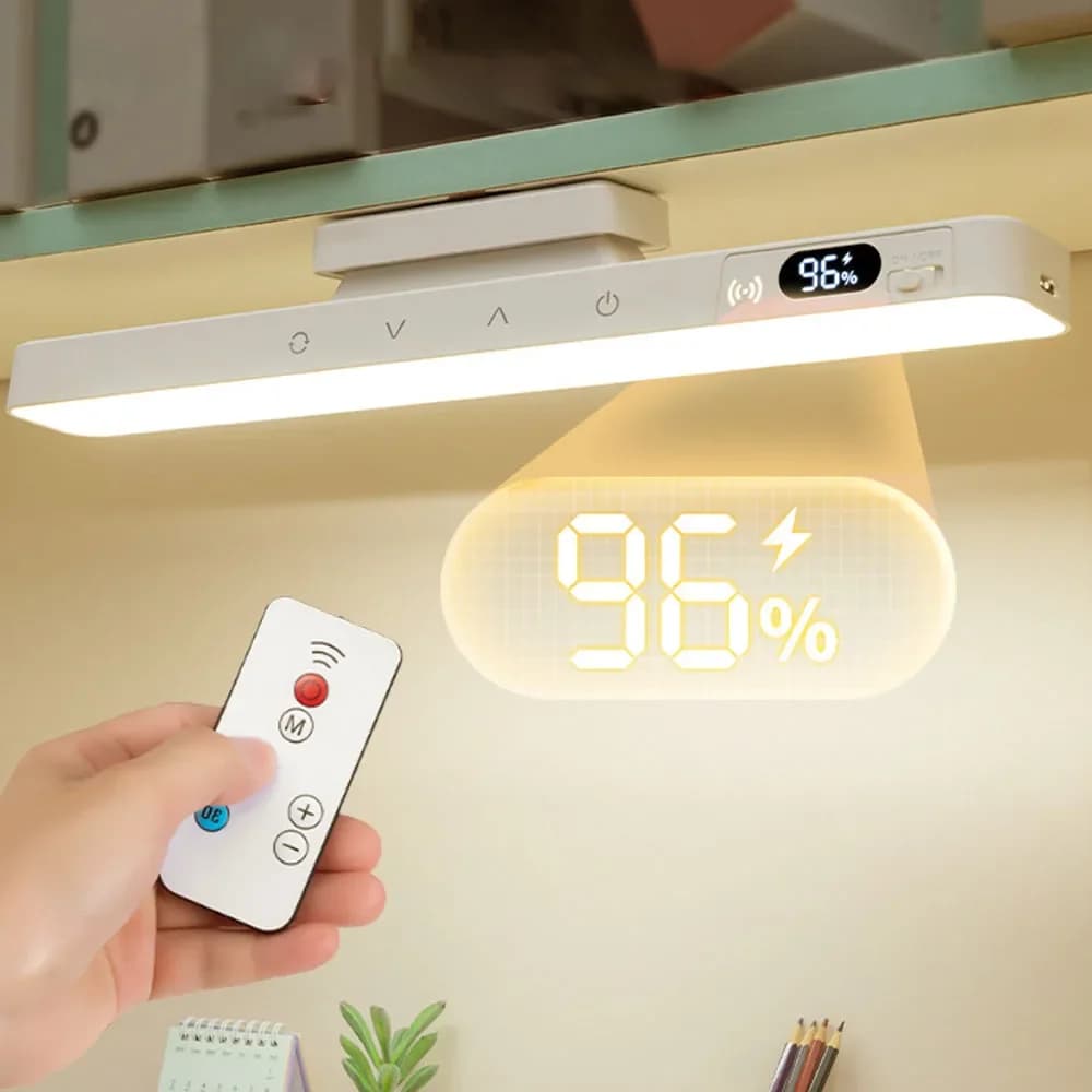 Lampada da Tavolo Touch Magnetica con Batteria Integrata da 2500mAh per Lettura, Armadio, Specchio, Comodino, Luci Notturne Ricaricabili