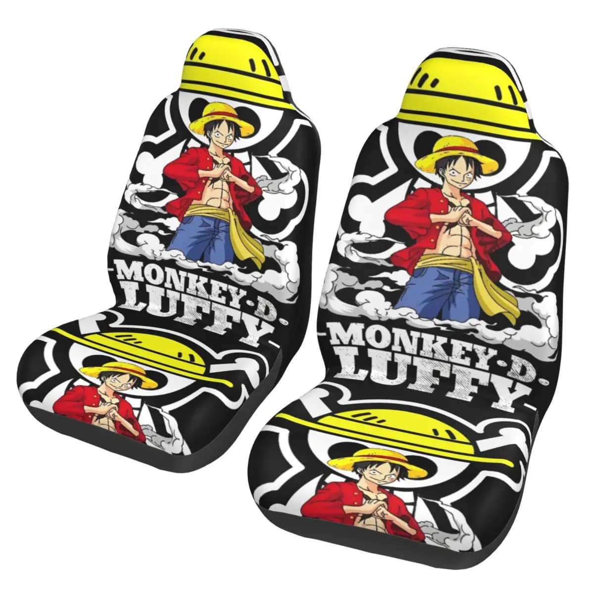 Universal Car Seat Cover One Piece Cartoon Anime Luffy, Travel Seat Cover, Car Accessories in Polyester