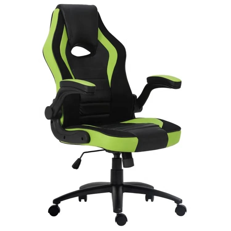 z Sedia ergonomica per mobili da ufficio finemente realizzata con braccioli oscillanti Sedia da gioco da corsa per PC con ampio cuscino