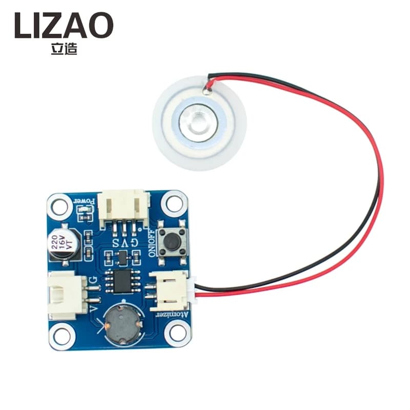 Modulo di Atomizzazione per Umidificatore a Ultrasuoni, Kit Compatibile con Arduino con Piastra Atomizzante a Microfori per Umidificatori Fai-da-Te
