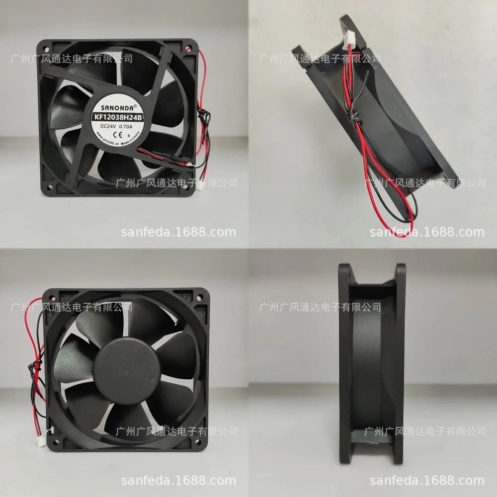 Ventola di Raffreddamento ad Alto Flusso d'Aria per Saldatrice Inverter SANONDA 12028 24V 0.70A, Ventola di Ricambio di Grado Industriale per Saldatura