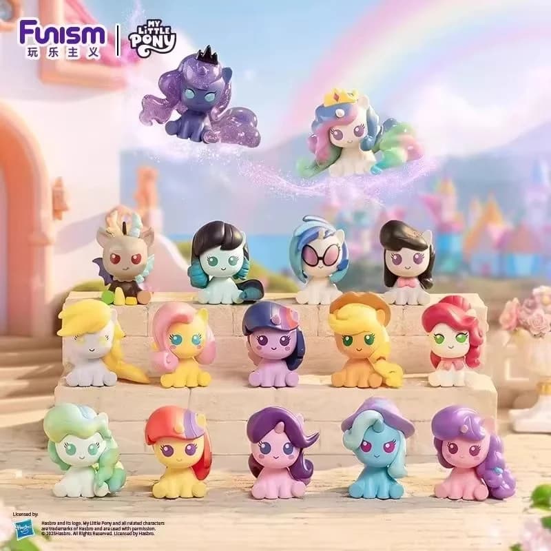 Official My Little Pony Magic Bottle Trendy Blind Box V1 V2 Affection Is Guarding Friendship Is Magic Ornaments To Decorate Gift