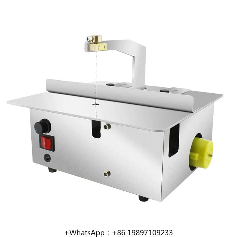 Benchtop Curve Saw Small Latte Wire Emery Sa W Jade Cutting DIY Metal Board Saw Electric