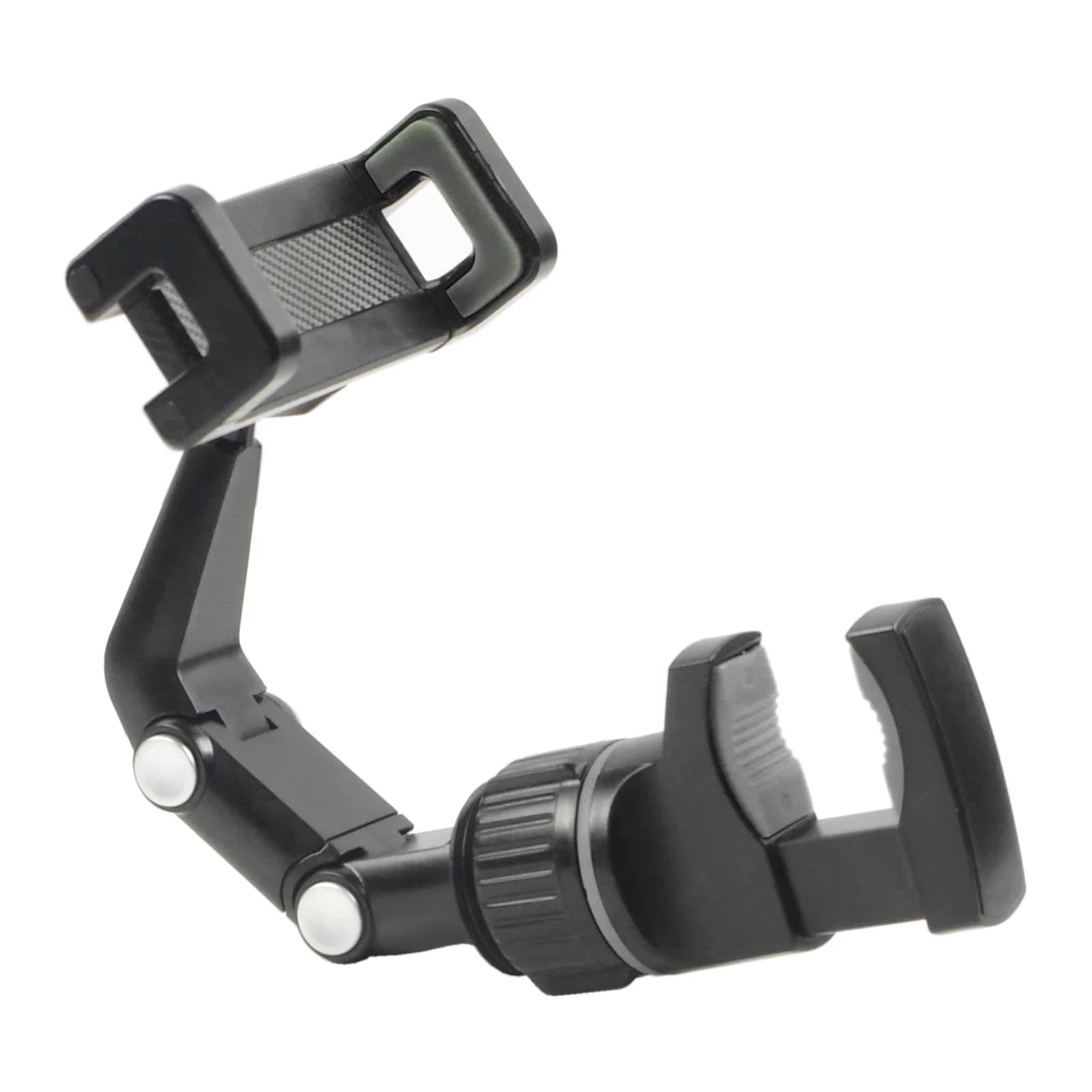 Supporto per telefono per testa di chitarra Supporto per microfono Supporto per musica Clip per smartphone ruotabile a 360 gradi con 10 plettri per chitarra Accessori per chitarra