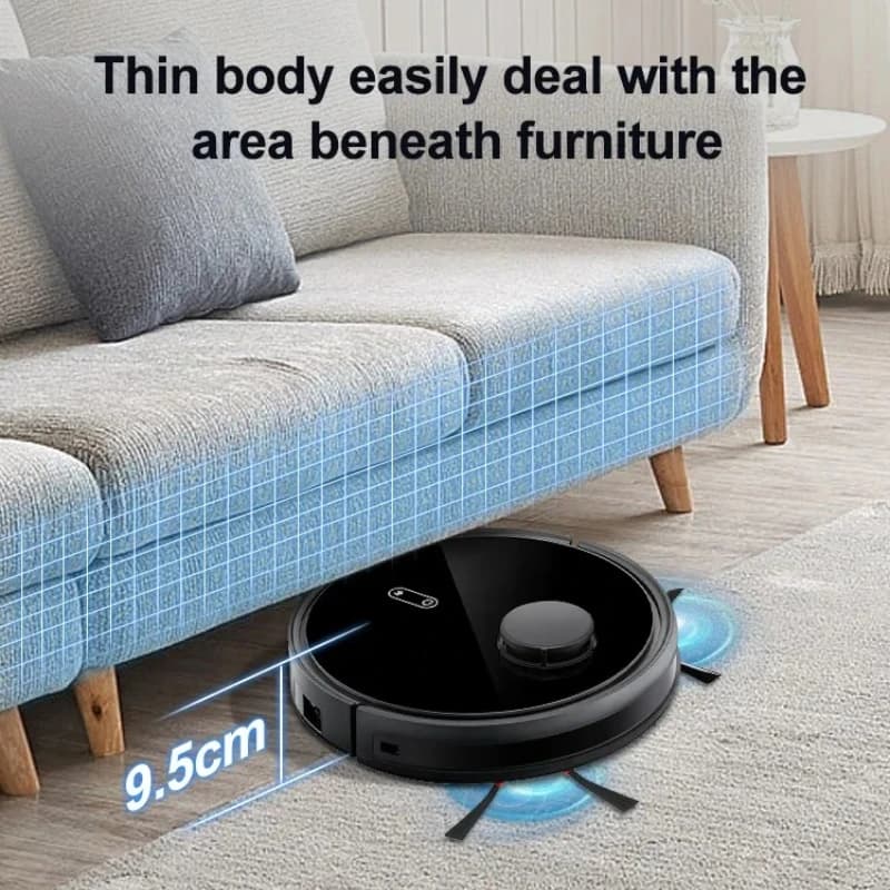 Wireless Robot Vacuum and Mop Cleaner, 2-in-1 Sweeping Mopping Vacuum Cleaner