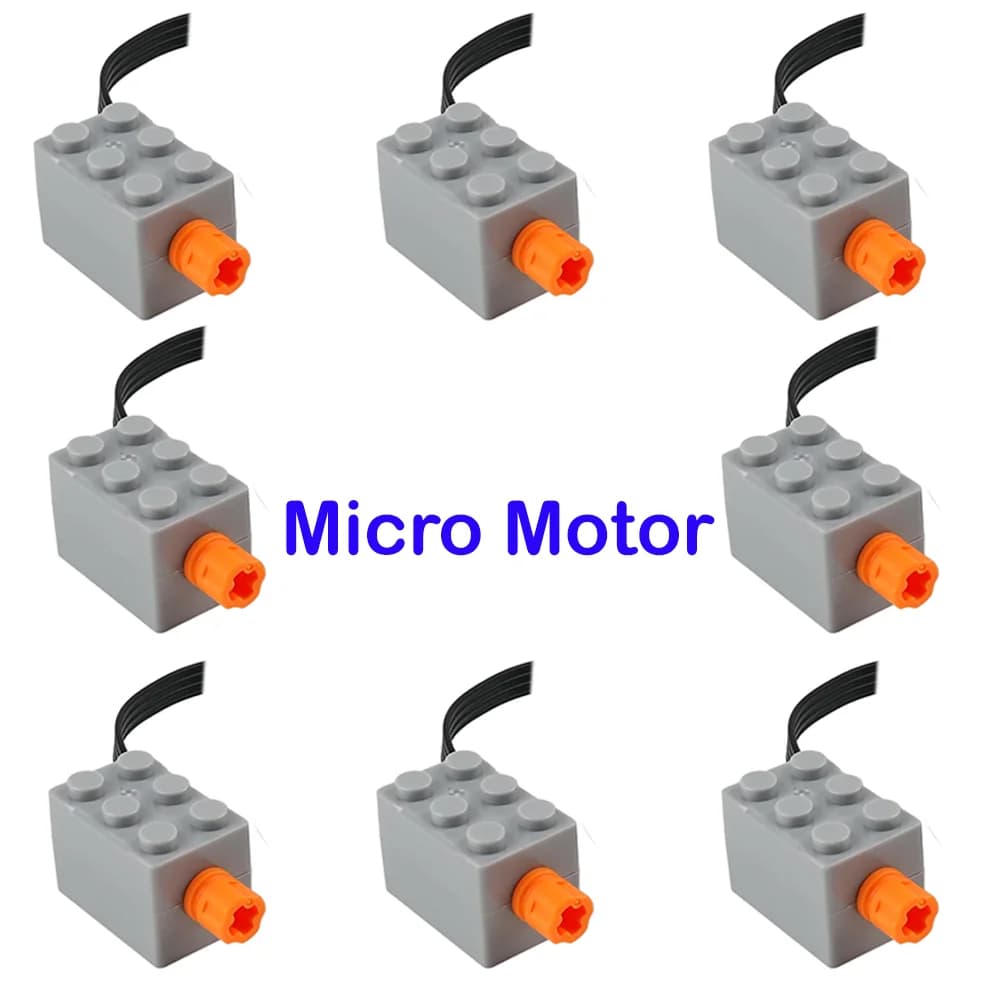 4/8/16PCS 2x3 Micro Mini Motor Building Blocks Part 43362c01 2986 Compatible with Leduo MOC DIY Educational Bricks