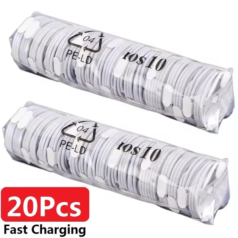 20 pezzi per Apple iPhone 15 14 13 12 11 Pro Max Plus XS X XR cavo USB C a ricarica rapida carica data cavo accessori
