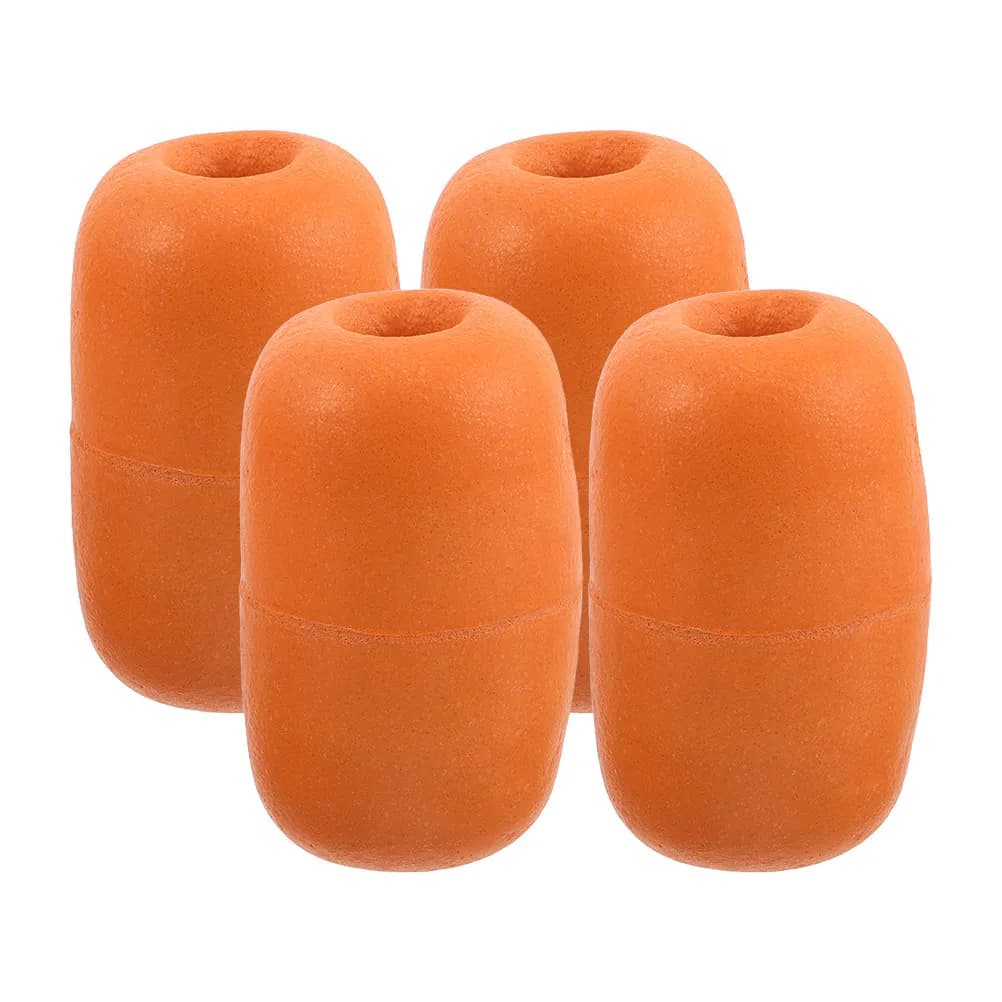 4 Pezzi Galleggianti da Pesca Colorati e Luminosi in PVC Resistente, Galleggianti Stabili per Acquacoltura per Reti e Gabbie in Acqua Salata e Dolce