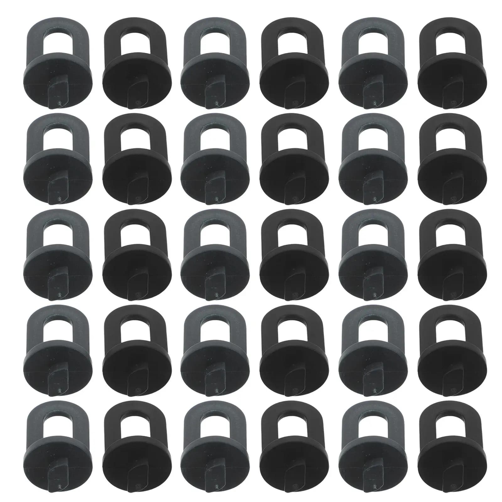 100Pcs Plastic Greenhouse Hanger Hooks for Arch Frame Track Systems Secure Ring Buckle Clip Plant Support Hanging Pots Indoor