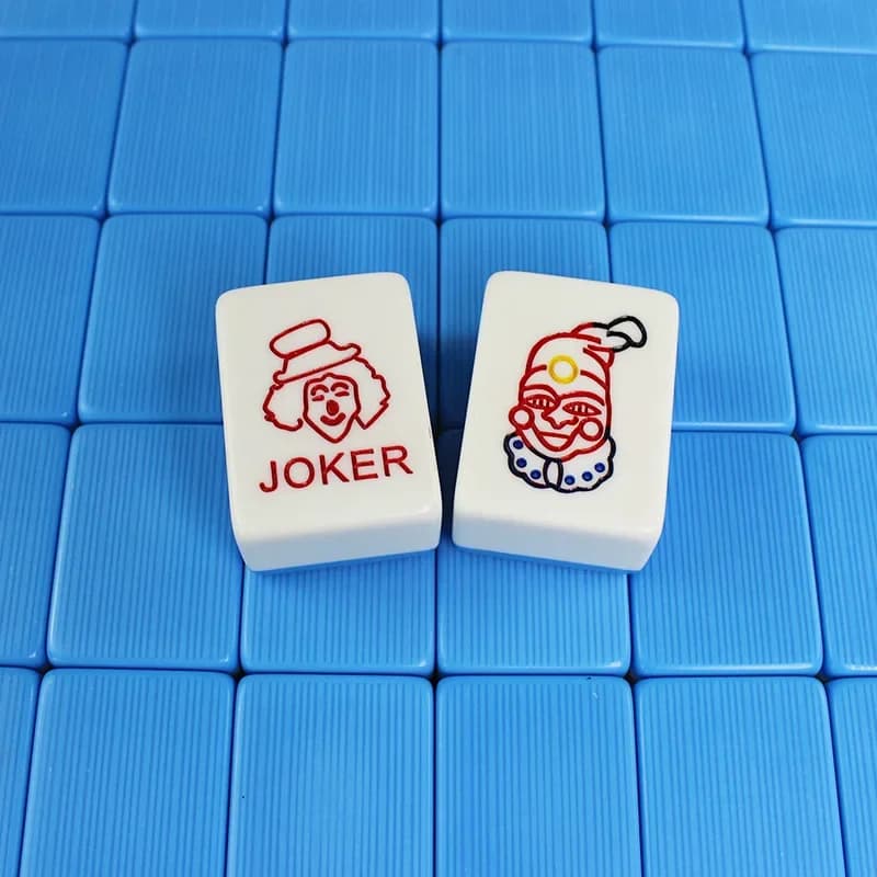 Singapore Malaysian Mahjong Rummy Game Set Traditional Mahjong Tiles Home Entertainment Game