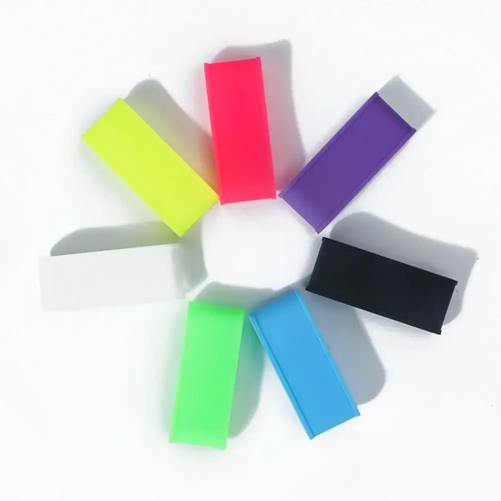 Multicolor Silicone Sealing Ring Flat Shape Tennis Rack Handle Overgrip End Environmental Protection Anti-slip