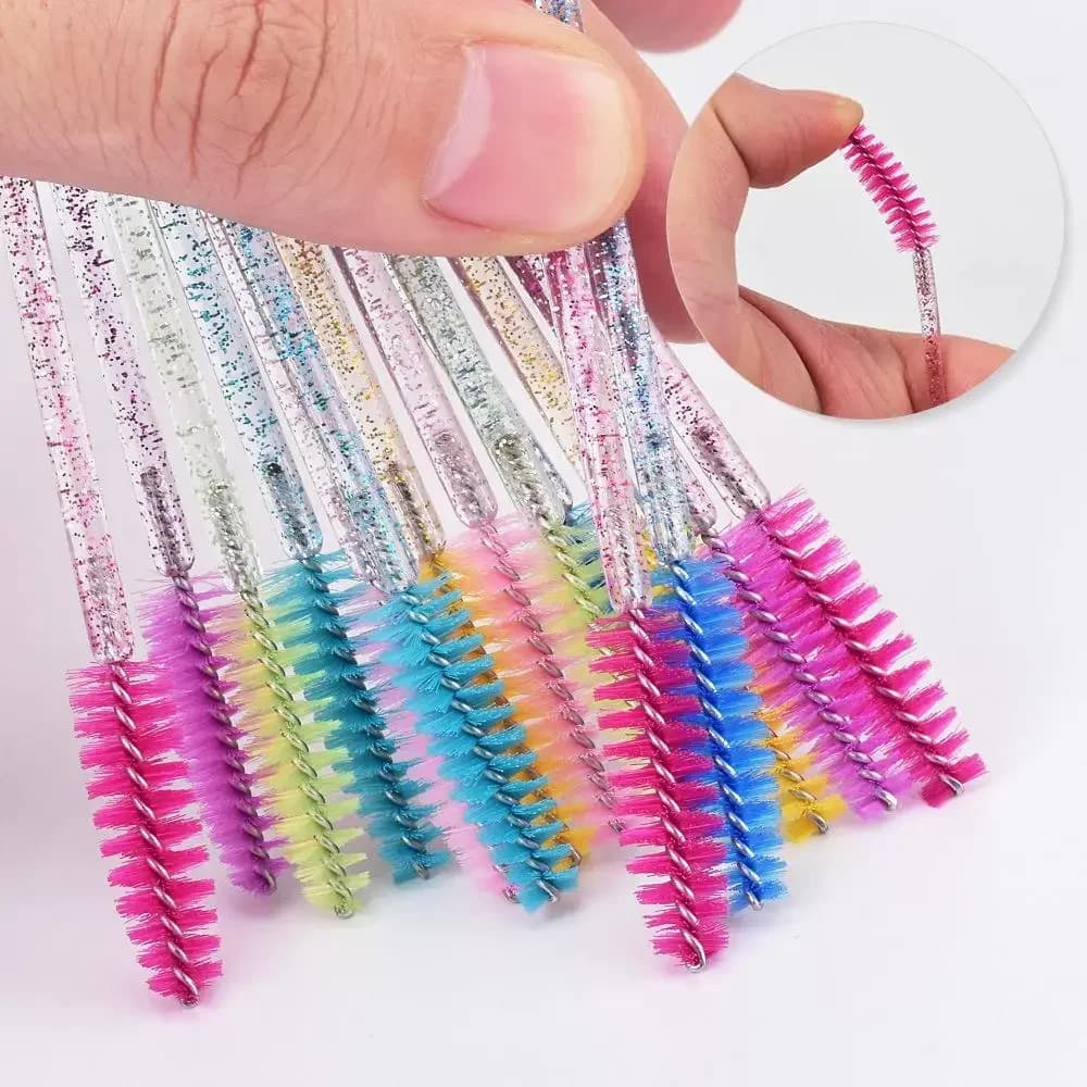 100 pcs disposable eyelash brush for extension tool makeup tool for mascara applicator spooler tools wholesaler