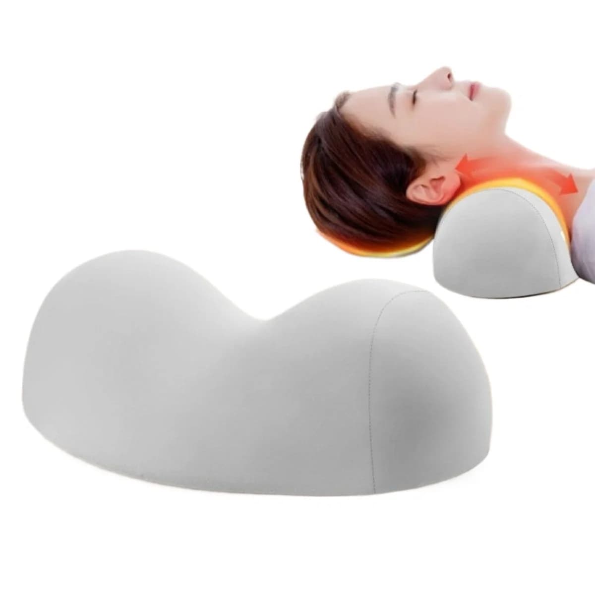 Cuscini in Memory Foam per Supporto Cervicale, Cuscino Rilassante per il Collo a Lento Ritorno, Cuscino Ortopedico per Dormire