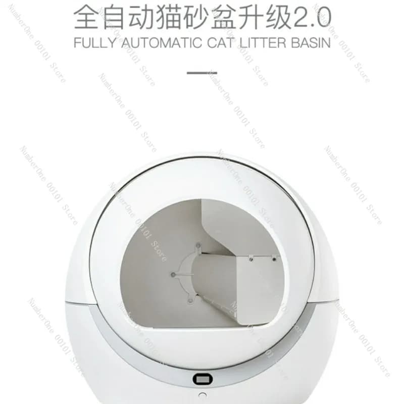 Lettiera Intelligente WiFi Automatica per Gatti, Toilette Elettrica Completamente Chiusa con Controllo APP, Sensore Intelligente e Controllo Odori