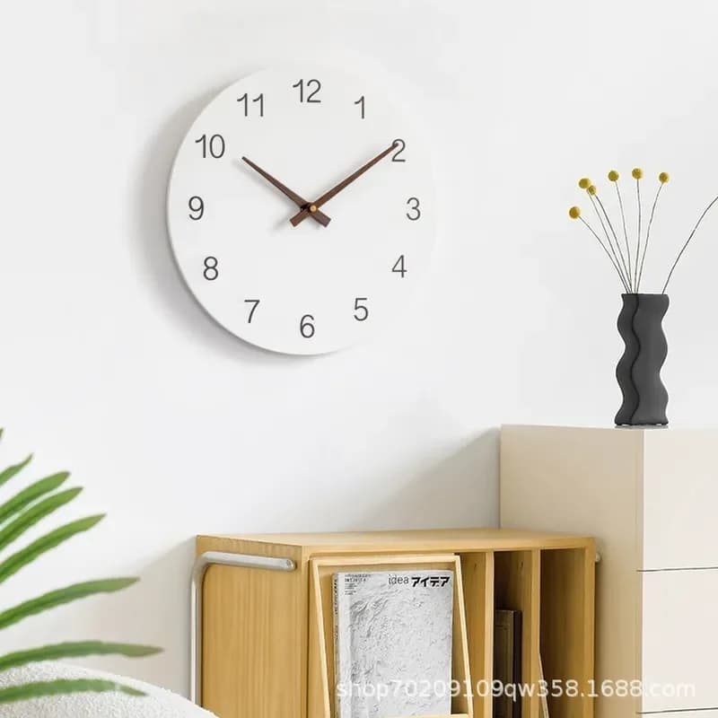Silent Wall Clock for Living Room Bedroom Home Decor Creative Modern Simple Nordic Style Wall Hanging Clock for Wall