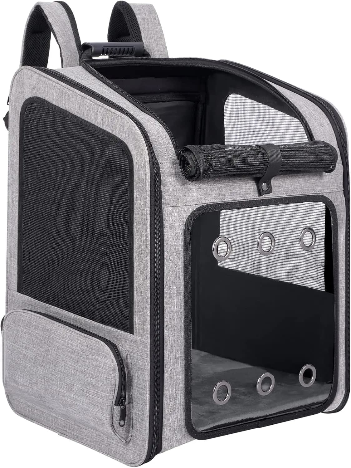 Extra Large Cat Backpack Carrier for Cats Under 30 Lbs Large Space Pet Backpack Carrier for Dogs Puppies Rabbits Other Animals under 25 Lbs, Great for Travel / Hiking / Outdoor Use
