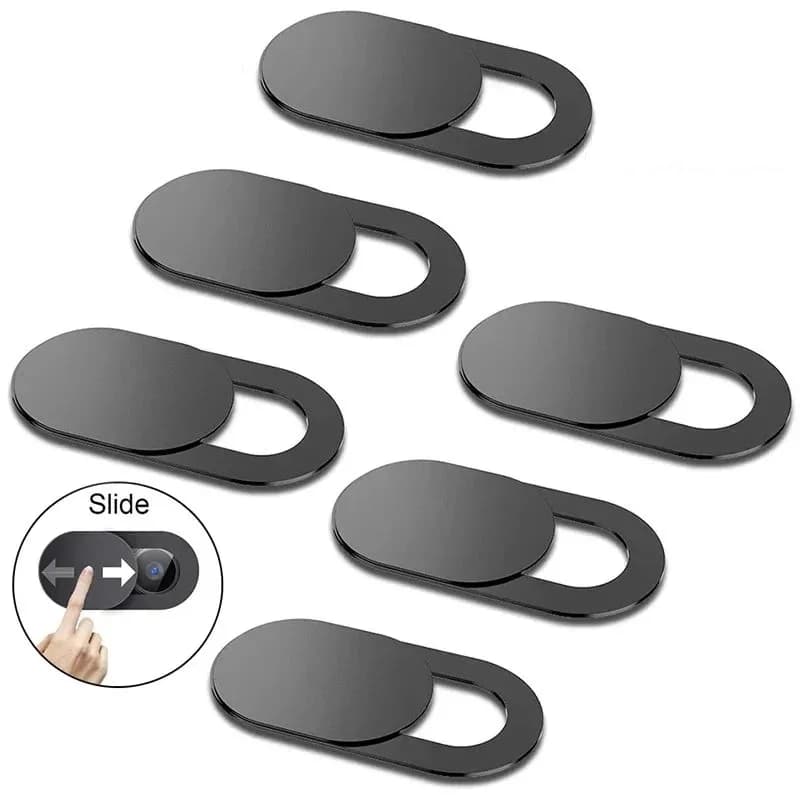 6-100PCS Universale WebCam Copertura Otturatore Magnete Cursore Copertura Della Macchina Fotografica In Plastica Per Web Del Computer Portatile PC Macbook Tablet Privacy adesivo