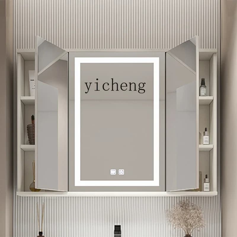 Specchio pieghevole Feng Shui con specchio nascosto per bagno WC in acciaio inossidabile Smart Feng Shui