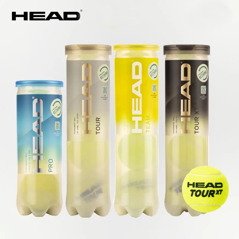 TESTA Pallina da tennis professionale/TEAM Tour XT Pro/Ball da allenamento Partita Alta elasticità Resistente Durevole Excesice 3/4 pezzi / lotto