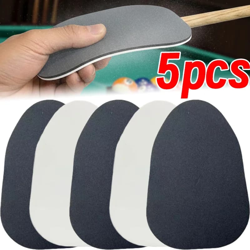 Tampone lucidatore Schiuma EVA bifacciale Punta per stecca portatile Stecca da biliardo Pulizia Ripristino lucido Accessori per sala giochi facili da usare