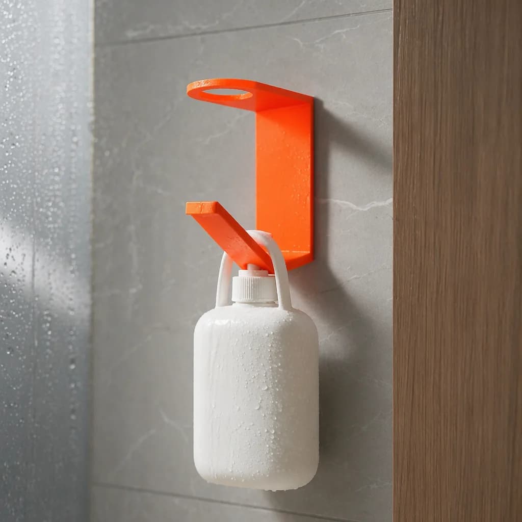 No‑Drill Wall Mount Toothbrush Cup Holder, Paste‑on Bathroom Bracket, Hanging Cup Storage Stand for Bathroom