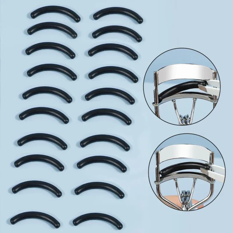 30PCS Eyelash Curler Replacement Pads - High Elastic Rubber Refill Pads, Long-Lasting Beauty Tools for Eyelash Curling