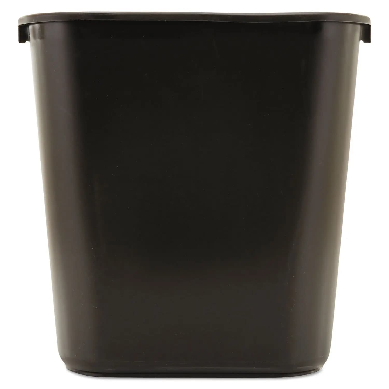 Cestino per Rifiuti in Plastica Nera da 7 Galloni, Adatto per Sotto Scrivania/Lavello/Armadietto, per Camera da Letto/Bagno/Ufficio