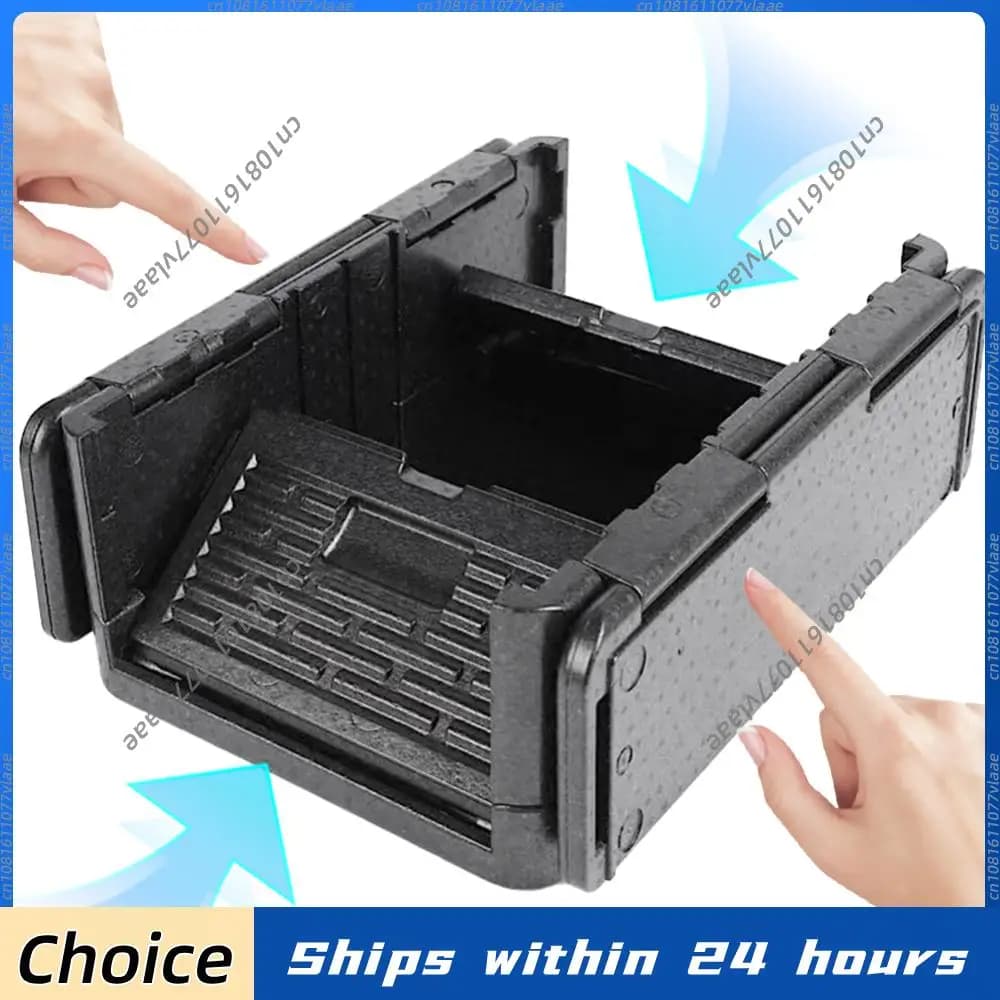 Top Load Thermal Hot Box Lightweight Foldable Food Pan Carrier Multipurpose Outdoor Storage Box for Outdoor Camping