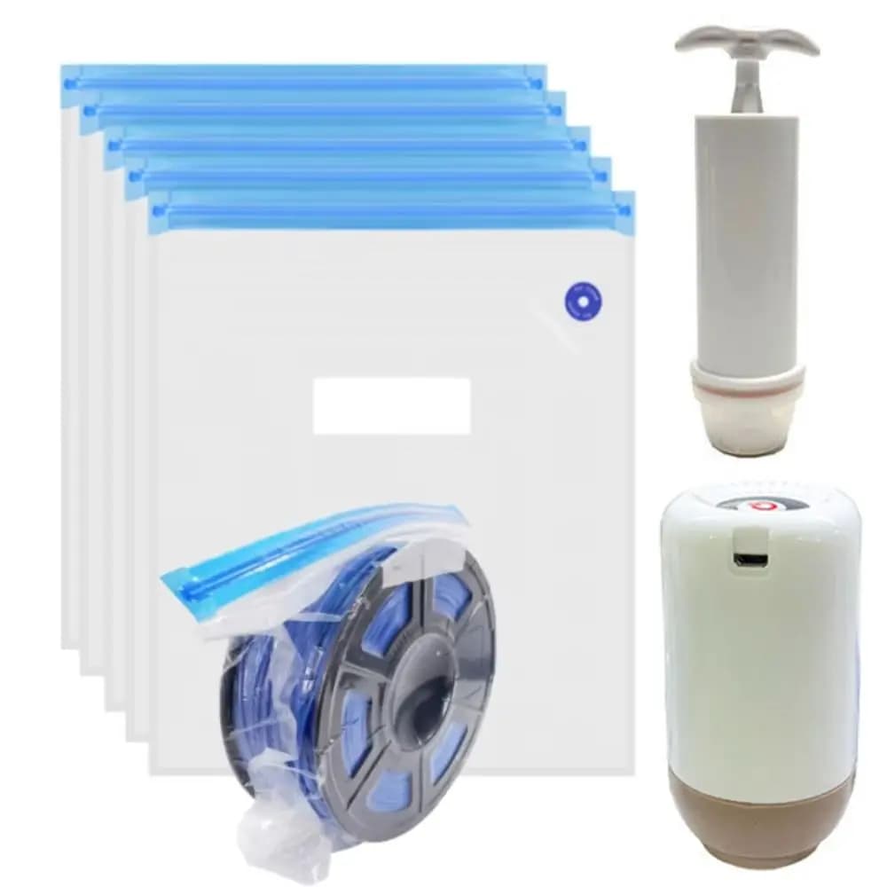 Sealed 3D Printer Filament Storage Bag Dustproof Moisture-Resistant PLA ABS PETG Vacuum Bag Viewable Universal