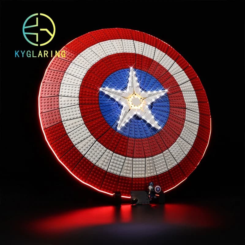 Kyglaring Led Light per 76262 capened Americas Shield LED Kit Toys (non includere il modello)