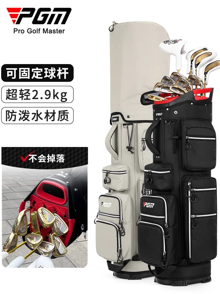 Borsa per carrello da golf PGM Telaio fisso unisex per mazza Ultra leggero a prova di spruzzi portatile QB166