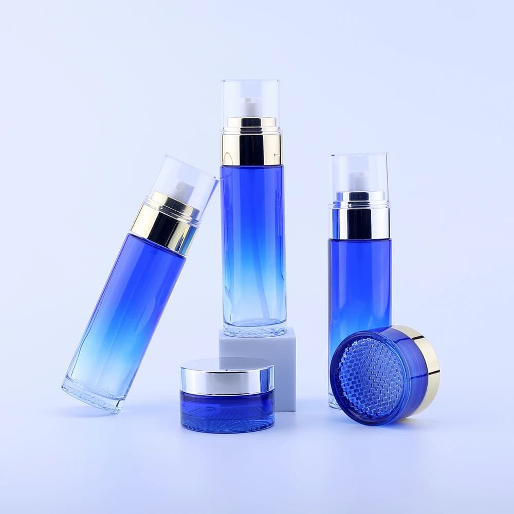 100 Pz/lot 100ML Glass Emulsion Ointment Bottles Reusable 30G Empty Cosmetic Vase Empty Face Shaft Cream For Face Container