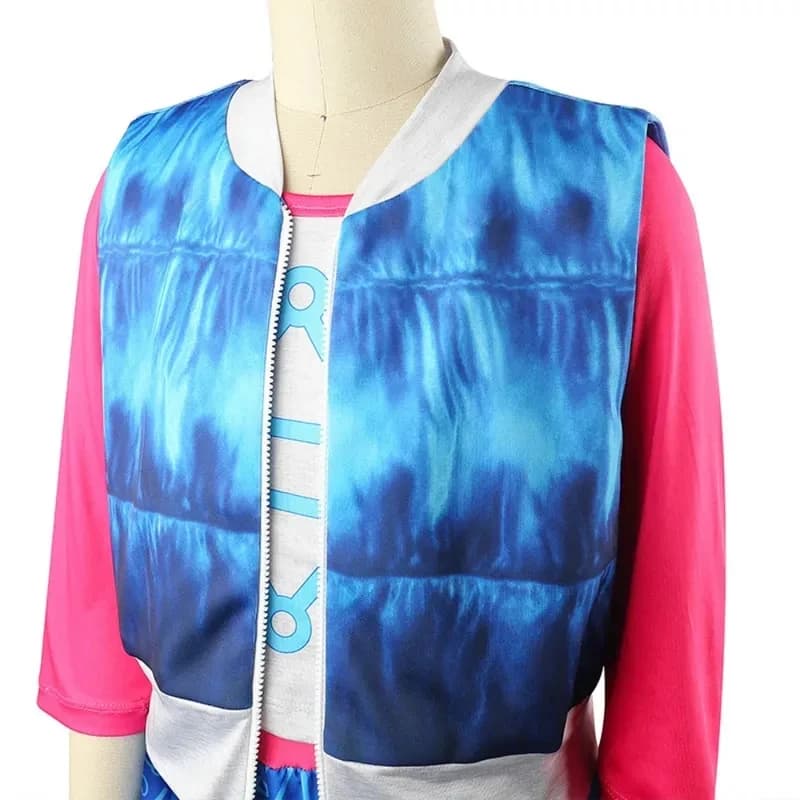 A;3\v,7'd/Zumbis 4 Addison Girls Cosplay Costume Children Dawn of the Vampires Carnival Party Outfits Wig Halloween Sux;4'v\6,b/