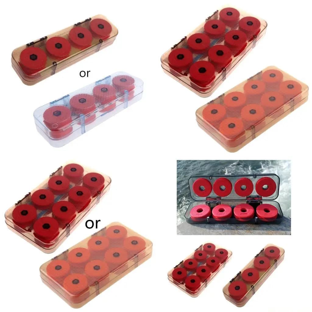 Packing Coils Fishing Foam 31BE, 16 Pieces Fishing Wrap Fishing Lence Fishing Wire Wrap For