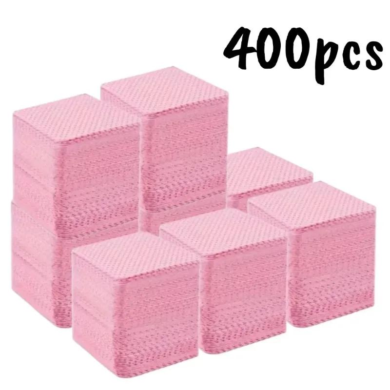 20/600pcs Polished Nail Salt Gel Cleansing Fabrics Aluminum-free Nail Removal Pads for NaiArt Beauty Cleaning Tool