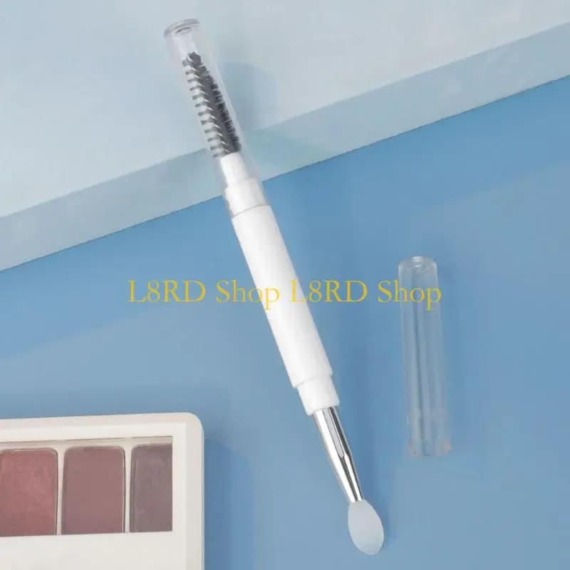 L8RD Eyebrow Mascara Brush Double Face Makeup Brush with Caps Travel Cosmetic Brush