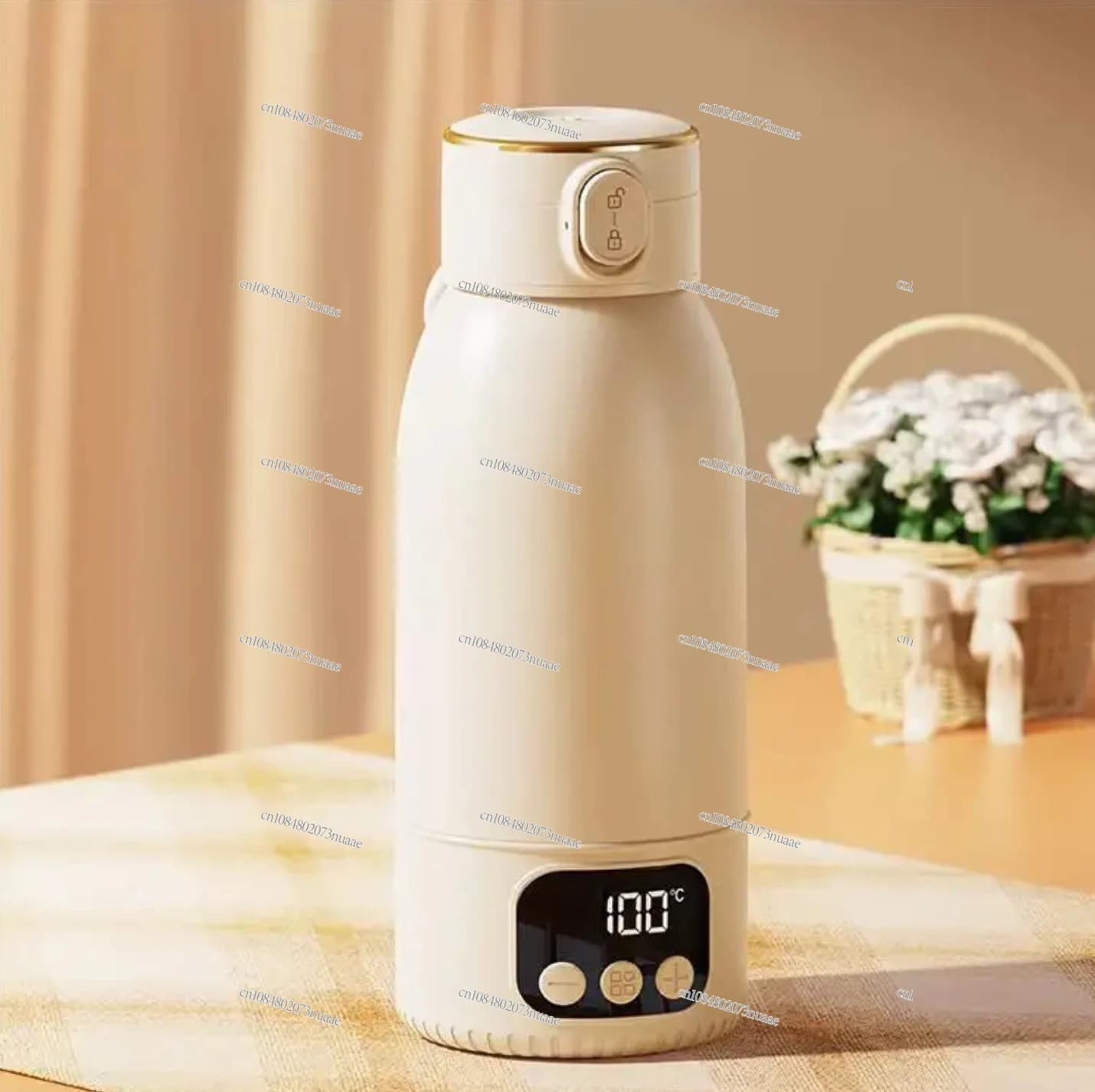 Arriva 100 ° Bollitore elettrico da viaggio per auto mini bollitore elettrico portatile ricaricabile USB per latte per bambini