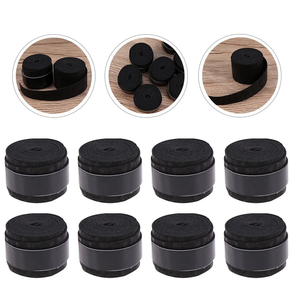 12 Pieces Overgrip Comfort Fit for Rackets, Absorbent Tape and Anti-shocket for Tennis Racks, Badminton and Squash