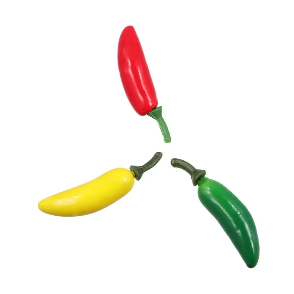 Piante in Plastica per Feste e Decorazioni Domestiche, Peperoncini Artificiali Simulati, Verdure Finte