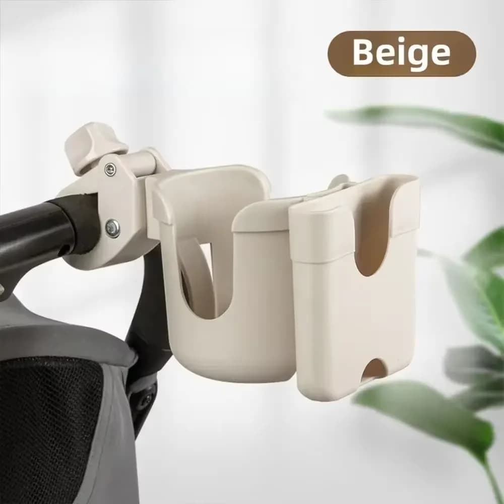 Portabottiglie per tazza d'acqua per passeggino Accessori per passeggino Portabicchieri per passeggino multifunzionale Porta telefono 2 in 1